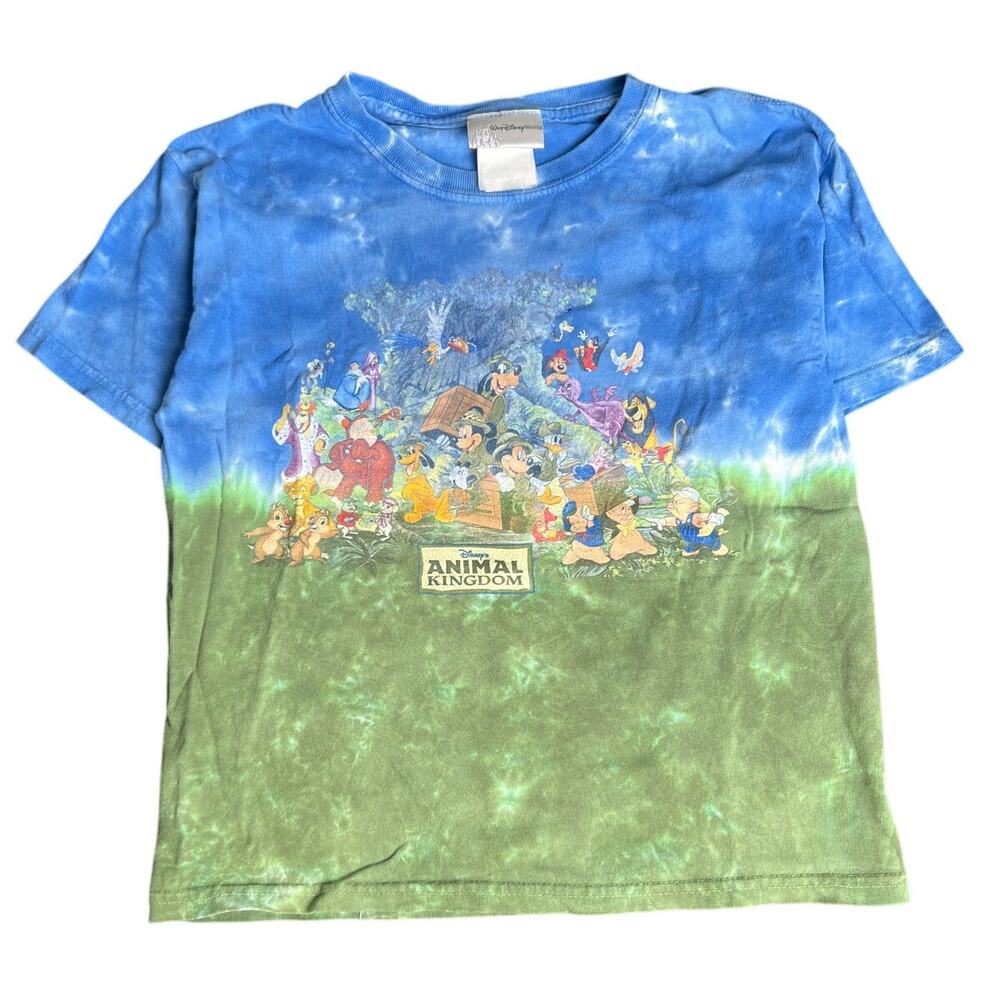 Walt Disney World Animal Kindom Kids Small 100% Cotton Tie-Dye